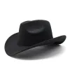 2023 Nowe kowbojowe czapki dla kobiet mężczyzn fedora hat fedoras męska czapka jesienna zimowa jazz top caps imprezowy prezent Bożego Narodzenia 14 colors