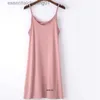 Basic Casual Dresses Plus Size 8XL 150kg Women Spaghtti Strap Long Dress Sleeveless Summer Modal Dress Solid Color Home Dress Large Sundress Female L230918