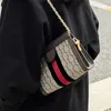 2024 Womens Magnetic Buckle Street Trend Clip Handbag 70% rabatt