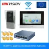 Dörrklockor hikvision ds-kis603-p (c) flera språk 802.3af poe video intercom kit inkluderar ds-kv6113-wpe1 ​​(c) ds-kh6320-wte1 poe switch hkd230918