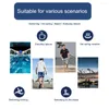 Men's Swimwear Men Running Gym Short Pants Double-layer Swim Shorts Quick Dry Stretch Waist Lace Up Comfortable Liner Fitness Sportswear