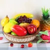 Outros suprimentos para festas de eventos Frutas e vegetais artificiais Decoração de casa Falso laranja pêssego maçã pêra uva limão pêssego ornamento comida adereços de pografia 230918