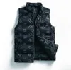 New Men's Down Vest Winter Windproof Warm Cotton Coats Sleeveless Classic Simple Style Men Women Vests Advanced Waterproof Fabric