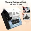 Phomemo M221 Label Makers - Принтер этикеток со штрих-кодом 3-дюймовый принтер для изготовления этикеток Беспроводной термопринтер Принтер наклеек для малого бизнеса/домашнего использования, для штрих-кода