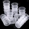 Measuring Tools Liquid Resin Transparent 100ml Plastic Epoxy Container Silicone Mixing Cup Tool 10pcs Graduated Making