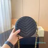 designer bag round Bags for women leather gold chain shoulder crossbody bag luxurys handbags fashion casual handbag