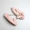 Slippers cute cartoon animals mouse pink funny children warm soft safe mute indoors winter autumn 2020 hot sale x0916