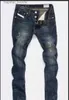 Jeans masculinos designer de moda homens rasgados motociclista jeans couro retalhos slim fit moto denim corredores para homens calças jeans angustiadas l230918