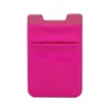 Card Holders Phone Wallet Case With Self-Adhesive Sticker Sleeves Holder And Silicone Cellphone Pocket For Men Women