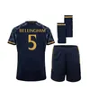 Bellingham Soccer Jerseys 23 24 Kits de futebol infantil Valverde Tchouameni Alaba Modric Rodrygo Quarto 2023 2024 Vini Jr Football Shirt666