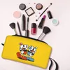 Cosmetic Bags Game Cartoon Cuphead Mugman Travel Bag Women Toiletry Makeup Organizer Ladies Beauty Storage Dopp Kit Case Box