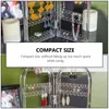 Jewelry Pouches 2-Door Desktop Drawers Organizer Storage Container Large-capacity Earring Holding Split-screen Holder