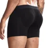 Män sexig avtagbar padboxare underkläder Butt-Enhancing Trunk Butt Lifter Förstora Push Up Underpants Shorts Man Panties LJ2009222568