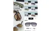 Moda hombres mujeres gafas de sol placa cuadrada marco de metal UV400 Sombras gafas de sol Marca Metal Gafas de sol UV400