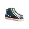 Designer Mans Toile Chaussures 1977 Classique Femmes Baskets À Lacets Chaussures De Plein Air Classique Blanc Unisexe Mode Couples Avec Rouge Vert Stripe Style Tennis Chaussures Taille 35-45