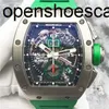 Orologio RicharMilles di lusso Movimento meccanico automatico Movimento svizzero impermeabile Alta qualità RM11-01 Data Ora Volo Indietro Salto 50x42,7 mm