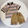 Ensembles Kid Suit Vêtements de bébé Tshirt Polo Designer de luxe pour enfants Top Summer Girl Boy Vêtements Shorts T-shirt à manches avec lettres B11 #