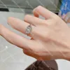 Klassischer Diamantring, hochwertiger Designer-Damenring, luxuriöser Verlobungsring, modischer Sterlingsilber-Schmuck, Weihnachtsgeschenk für Damen