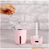 Car Air Purifiers Freshener 200Ml Trasonic Airs Humidifier Romantic Led Night Light Usb Portable Essential Oil Diffuser Mini Purifier Dhmiv