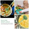 Spoons Silicone Soup Spoon Large Serving Ladle For Home Kitchen Restaurant
