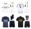 Bellingham Soccer Jerseys 23 24 Kits de futebol infantil Valverde Tchouameni Alaba Modric Rodrygo Quarto 2023 2024 Vini Jr Football Shirt666