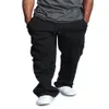 Pantalon de jogging ample de styliste pour hommes, couleur unie, décontracté, mode sport, poches Cargo, grande taille 300R