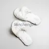 Slippers Autumn and winter new product macaron color matching bow soft mute indoor home slippers women x0916