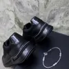 5A Chaussures de créateur Baskets Chaussures décontractées vintage pour hommes Patchwork en cuir suédé Baskets multicolores et polyvalentes Noir PRES ADAES