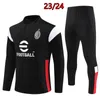 2023 2024 Między futbolowy dres futbolowy mężczyźni dla dzieci piłka nożna 23 24 24 Milans Jogging Man Man Child Boys Zestawy dla dziewcząt Milano Chandal Tuta Tuta