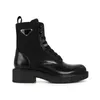 Met doos Designer Dameslaarzen Mode Martin Boots PRA Merk Damesschoenen Enkellaars Zak Zwart Romeinse laarzen boodels Geïnspireerd Combat Wit