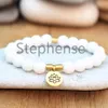 MG0628 2019 New Design Women's Lotus Bracelet High Quality Shell Beads Yoga Bracelet Heart Chakra Mala Bracelet280x