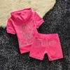 Women's Juicy Two Piece Pants Velvet Coutoure Set Track Suit Coture Sweatsuits European