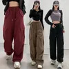 Women's Pants Harajuku Oversized Solid Work Long Women Streetwear Vintage Y2k Hip Hop Wide Leg Joggers Trousers Baggy Sweatpants