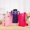 Outros Drinkware Portátil Esporte Garrafa de Água Capa Malha Copo Manga Bolsa com Alça Saco de Telefone Móvel Saco Visível Acessórios de Acampamento Ao Ar Livre 230918