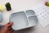 Посуда класса рисовая шелуха ланч-бокс коробки для пшеничной соломы Бенто креативный студенческий с крышкой квадратный быстрый