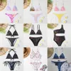 Tasarımcı Mayo Kadınlar Vintage Thong Micro Cover Up Womens Bikini Setleri Mayo Basılı Mayo Takımları Yaz Plajı Yüzme 226p