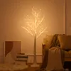 Faux Floral Greenery LED LED LIDE LIGE Lights Świecanie Lampa modelowania otoczenia Boża Brzanka Whitr Tree Dekoracja Lantern Pilot 230918