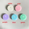 Replaceable colorful lids for 16oz Sublimation Glass Jar Plastic Cover fits Glass Beer Mugs Drinking Glasses 09183201