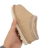Australië kinderlaarzen peuter tazz pantoffels deigner tasman platform beige schapenwol designer schoen voor kinderen Classic Mini Boot Winter kastanjebont laarsjes voor meisjes