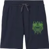 Herenshorts The Green Man Pagan Clothing Occult Fashion Bovennatuurlijke shortsAlternatieve zeefdruk