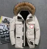 Designer down jackets men's and women's mid-long winter New Canadian style triumphed over couples' overalls thick goose down men's wear