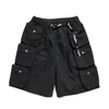 Men's Shorts KAPITAL 24SS Japanese Style Dual Color Multiple Pockets Webbing Drawcord Loose Fashion Men And Women Casual