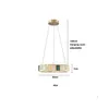 Pendant Lamps Post-Modern Luxury Crystal Led Chandelier Stainless Steel Chrome-Plated Round Hang Light Living Bedroom Dining Decorat Dh5Og