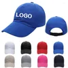 Berets High End Sports Mesh Cap Baseball For Men And Women Custom Logo Embroidered Team Campaign Advertising Sun Hat