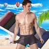 8 teile/los Boxer männer Eis seide atmungsaktive bambus unterhose Homme mann sexy mesh boxershorts bequeme stamm unterwäsche plus 5XL CX2276Y