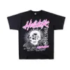 Men's T-Shirts Hellstar Top Quality 100% Cotton Men T-Shirt T Shirt Men Graphic Tees Shirt Women Oversize White Black Loose T212S