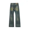 Damesjeans Dames Lente Herfst Laagbouw Taille Wassen Volledige denim broek