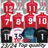 Odegaard Havertz Rice Smith Rowe G.JESUS SAKA Jersey de football Saliba 23 24 Fans Player Version 2024 Kits de football Chemise Hommes Enfants Garçons Ensembles Jeunes Tops