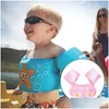 Led Toys Life Vest Buoy Baby Swimming Training Float For Kids Infant Swim Trainer Water Floats Ring Aid With Arm Non-Inflatable Todd Dhvi7