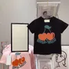 チャイルドレンズTシャツの男の子の女の子セットキッズ半袖トップチャイルドデザイナークロザーとストロベリーブラックホワイトサイズ90-160